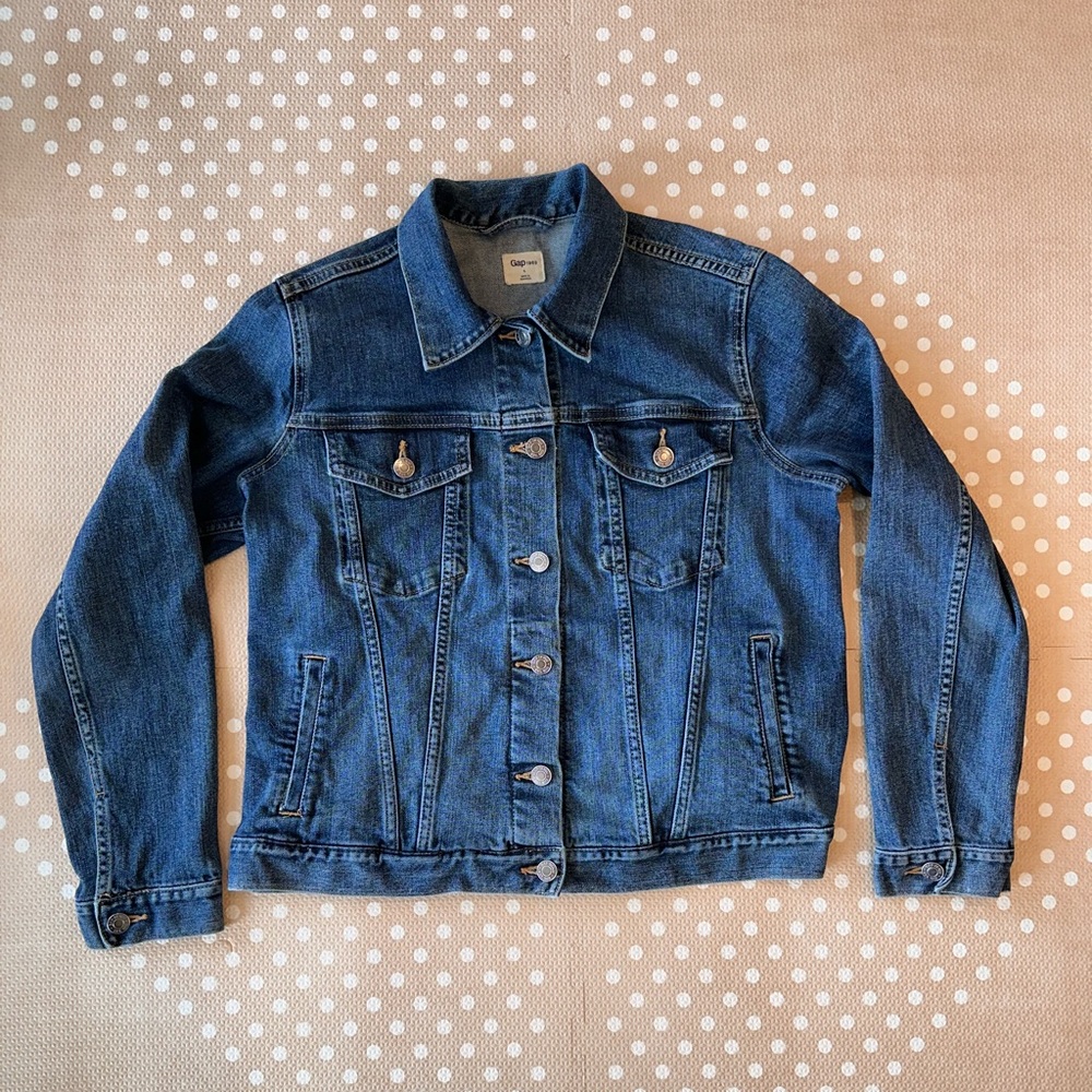 GAP Icon Denim Jacket, Girls Large / Women Small